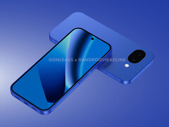 O Google Pixel 10a em uma de suas supostas cores de lançamento. (Fonte da imagem: Android Headlines - editado)