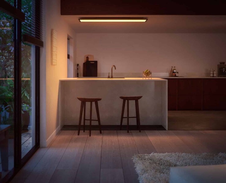 Philips Hue new Aurelle com moldura preta. (Fonte da imagem: hueblog.com)