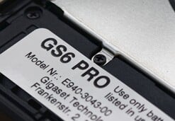 Análise do Gigaset GS6 Pro: com tampa traseira e bateria removíveis