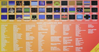 Uma visão geral dos 200 jogos incluídos (Fonte da imagem: Marc Zander, Notebookcheck)