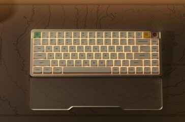 Teclado mecânico de baixo perfil NuPhy Air75 V3 na cor branca (Fonte da imagem: NuPhy)