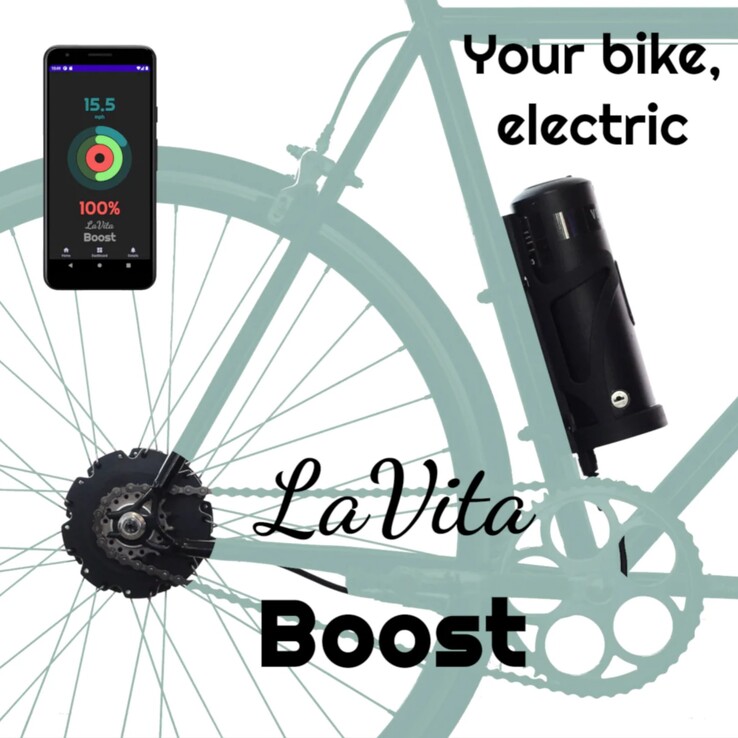 O kit de conversão e-bike Boost. (Fonte de imagem: Boost by La Vita)