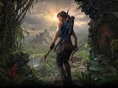 O desempenho da Radeon RX 6800 de alcance médio excepcionalmente em Shadow of the Tomb Raider com traçado de raio em (Fonte de imagem: Square Enix)