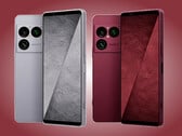 O Xperia 1 VIII em duas de suas três cores de lançamento global.
