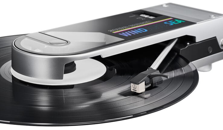 O Sound Burger pode tocar discos em qualquer lugar por até 12 horas com sua bateria recarregável. (Fonte da imagem: Audio-Technica)