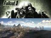 Banner para Fallout 3 e The Elder Scrolls 6 mostrado