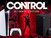 O controle ocupa menos espaço de armazenamento no PS5 do que no Xbox Series X. (Fonte de imagem: Sony/Microsoft/Remedy - editada)