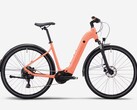 Bicicleta elétrica Peach Orange Rockrider E-ACTV 500 da Decathlon