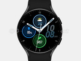 O Galaxy Watch Active 4 renderiza sobreposto com um mostrador de relógio. (Fonte de imagem: @heyitsyogesh)