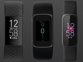 O Fitbit Charge 4 (L) e Fitbit Luxe (R) em comparação com o Fitbit Charge 5 potencial. (Fonte de imagem: Fitbit/9To5Google - editado)