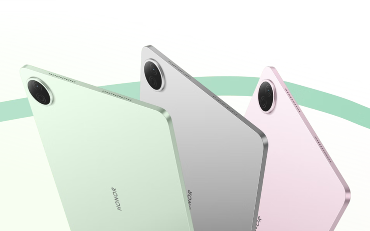 O Honor Pad 20 vem em três opções de cores.