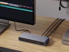 O HyperDrive Thunderbolt 4 Docking Station suporta displays com resolução de até 8K 60 Hz. (Fonte de imagem: Hyper)