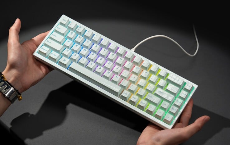 O Keychron Q16 HE 8K terá RGB voltado para o norte. (Fonte da imagem: Keychron)