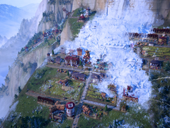 Na foto, uma captura de tela no jogo de Laysara: Summit Kingdom.