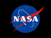 Logotipo da NASA em fundo preto (Fonte da imagem: NASA; editado por IA)