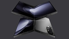 De acordo com relatórios e vazamentos da Coreia do Sul, a Samsung cancelou o Galaxy Z Fold6 mais fino, sem a função S-Pen. (Imagem: Smartprix, OnLeaks)