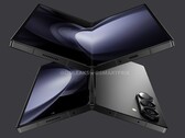 De acordo com relatórios e vazamentos da Coreia do Sul, a Samsung cancelou o Galaxy Z Fold6 mais fino, sem a função S-Pen. (Imagem: Smartprix, OnLeaks)