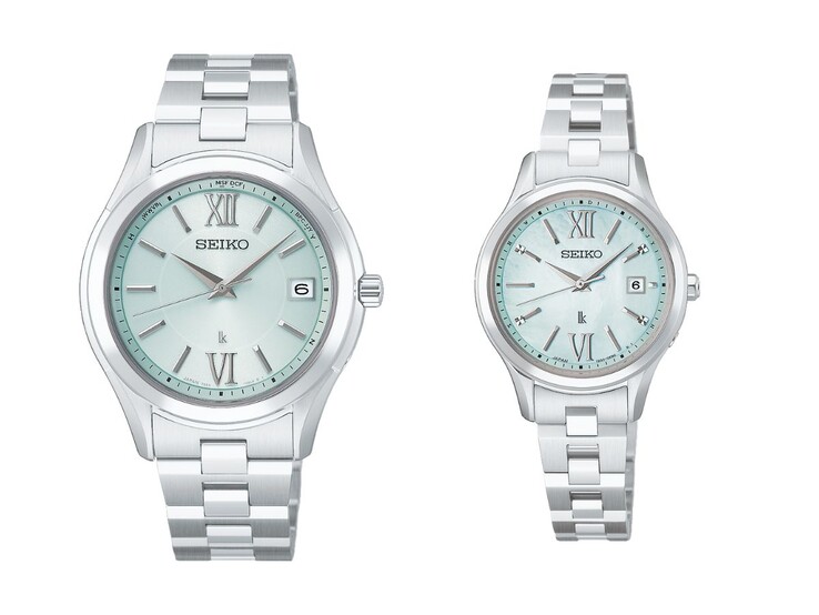 Os relógios Seiko Lukia Essential Collection Evergreen: HEC001 (esquerda) e HEE001 (direita)