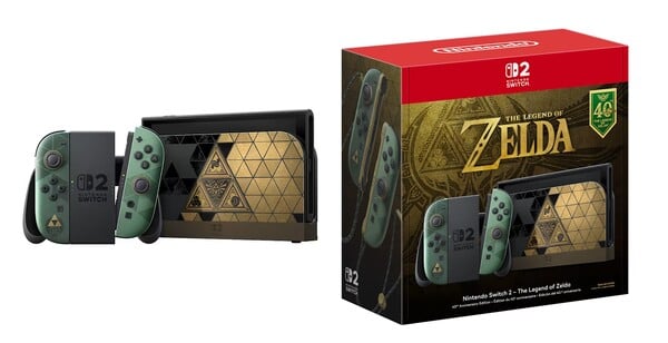 O Nintendo Switch 2 – The Legend of Zelda – Edição do 40º Aniversário será lançado em 29 de outubro.