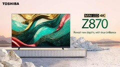 A TV Toshiba Z870 MiniLED 4K foi projetada para jogadores. (Fonte de imagem: Toshiba)