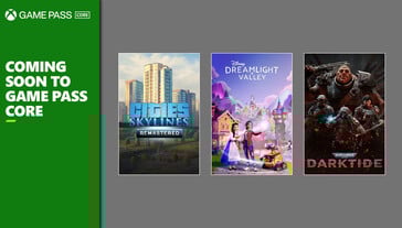 Esses três jogos estarão disponíveis em 1º de outubro por meio da assinatura do Game Pass Core. (Fonte da imagem: Xbox Wire)