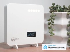 Uma olhada no sensor de qualidade do ar agora certificado. (Fonte da imagem: Airgradient)
