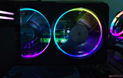 Efeitos RGB nos ventiladores