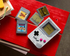 O Lego Game Boy vem com cartuchos construíveis de Super Mario e Zelda na caixa. (Fonte da imagem: Lego)