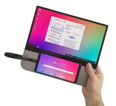 O NexPad tem uma tela de 12 polegadas e pesa mais de 750 g sem seu suporte de pontapé. (Fonte de imagem: Computador NexPad)