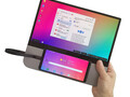 O NexPad tem uma tela de 12 polegadas e pesa mais de 750 g sem seu suporte de pontapé. (Fonte de imagem: Computador NexPad)