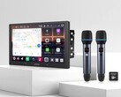 A unidade de cabeça Atoto V10 double-DIN com o kit de microfone sem fio AC-MICW2 opcional traz o karaokê para os carros. (Fonte da imagem: Atoto)