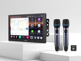A unidade de cabeça Atoto V10 double-DIN com o kit de microfone sem fio AC-MICW2 opcional traz o karaokê para os carros. (Fonte da imagem: Atoto)