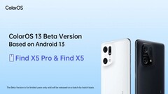 A OPPO anuncia seu programa ColorOS 13 beta. (Fonte: OPPO)