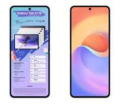 Uma aproximação de como será o Galaxy Z Flip3. (Fonte de imagem: Ice Universe)
