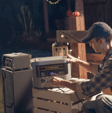 A estação de energia portátil Vtoman FlashSpeed 2400 pode ser expandida até a capacidade de 2.816 Wh