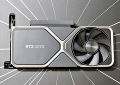 O GeForce RTX 4070 supostamente funciona como o RTX 3080. (Fonte de imagem: @GiannisDavid)