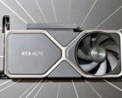 O GeForce RTX 4070 supostamente funciona como o RTX 3080. (Fonte de imagem: @GiannisDavid)