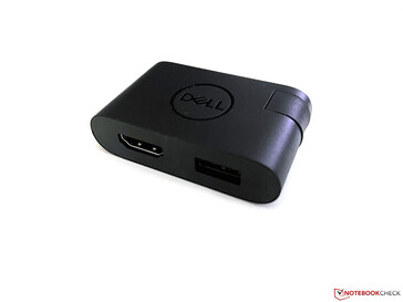A Dell inclui um adaptador USB-C.