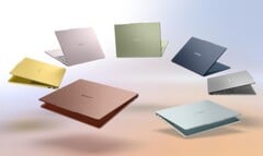 Os laptops Lenovo Ideapad Vibe estão disponíveis em sete cores desenvolvidas em parceria com a Pantone e contam com processadores preparados para IA.