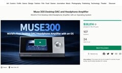 Situação do financiamento do Muse 300 no Kickstarter em 30 de junho de 2026