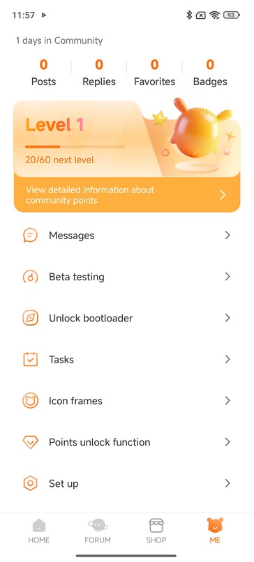Os usuários podem iniciar o processo selecionando o item de menu