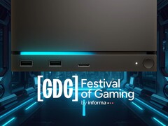 O banner da Steam Machine na GDC é exibido