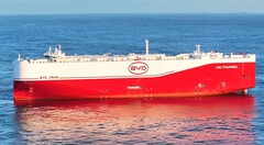 A transportadora de automóveis BYD Jinan (Fonte da imagem: BYD)