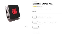 Minisforum EliteMini UM780 XTX (fonte: Minisforum)