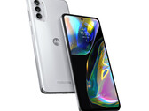 A Moto G82 5G vem em Meteorite Gray and White Lily colorways no lançamento. (Fonte da imagem: Motorola)