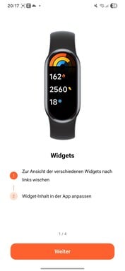 Configuração da Xiaomi Smart Band 10