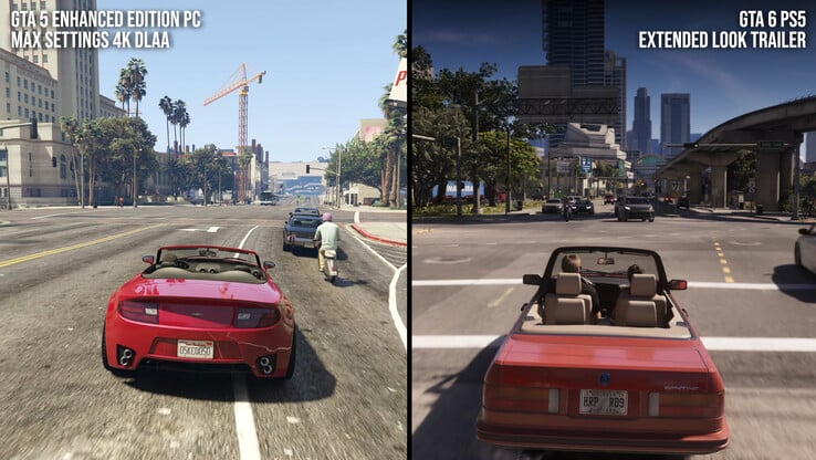 O Grand Theft Auto V Enhanced Edition utiliza uma implementação de RT bastante semelhante à do GTA VI, mas os reflexos são visivelmente melhores no PC. No entanto, isso não conta toda a história.