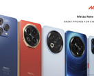 Os mais recentes smartphones da Meizu. (Fonte da imagem: Meizu)