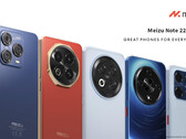 Os mais recentes smartphones da Meizu. (Fonte da imagem: Meizu)