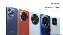 Os mais recentes smartphones da Meizu. (Fonte da imagem: Meizu)